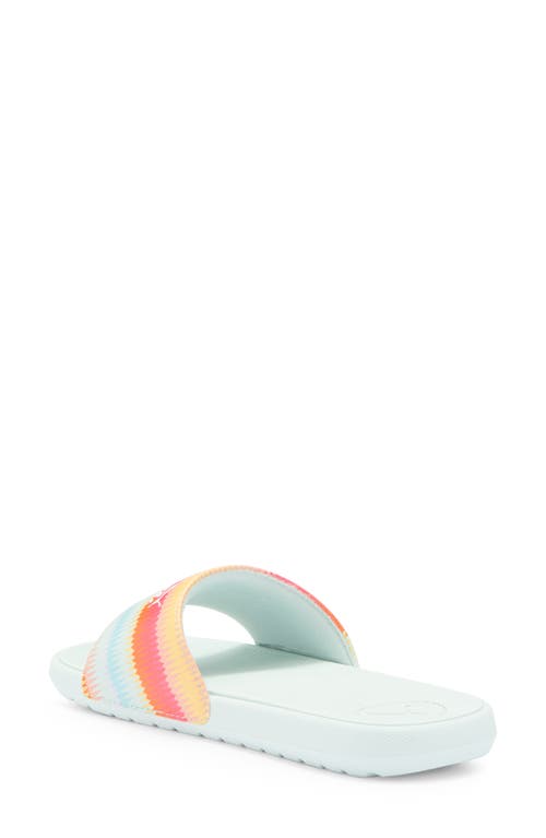 Puma Cool Cat 2.0 Slide Sandal In Orange Glo- White