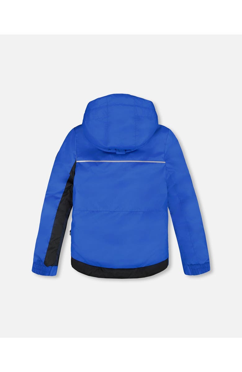 Deux par Deux Two-Piece Play Snowsuit with Contrast Jacket, Alternate, color, Black