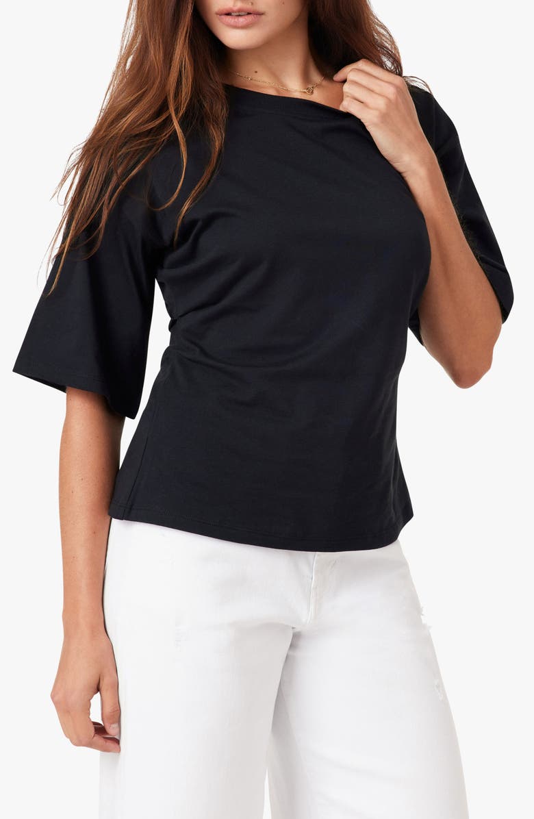 Habitual The Kai Flyaway T-Shirt, Alternate, color, Jet Black