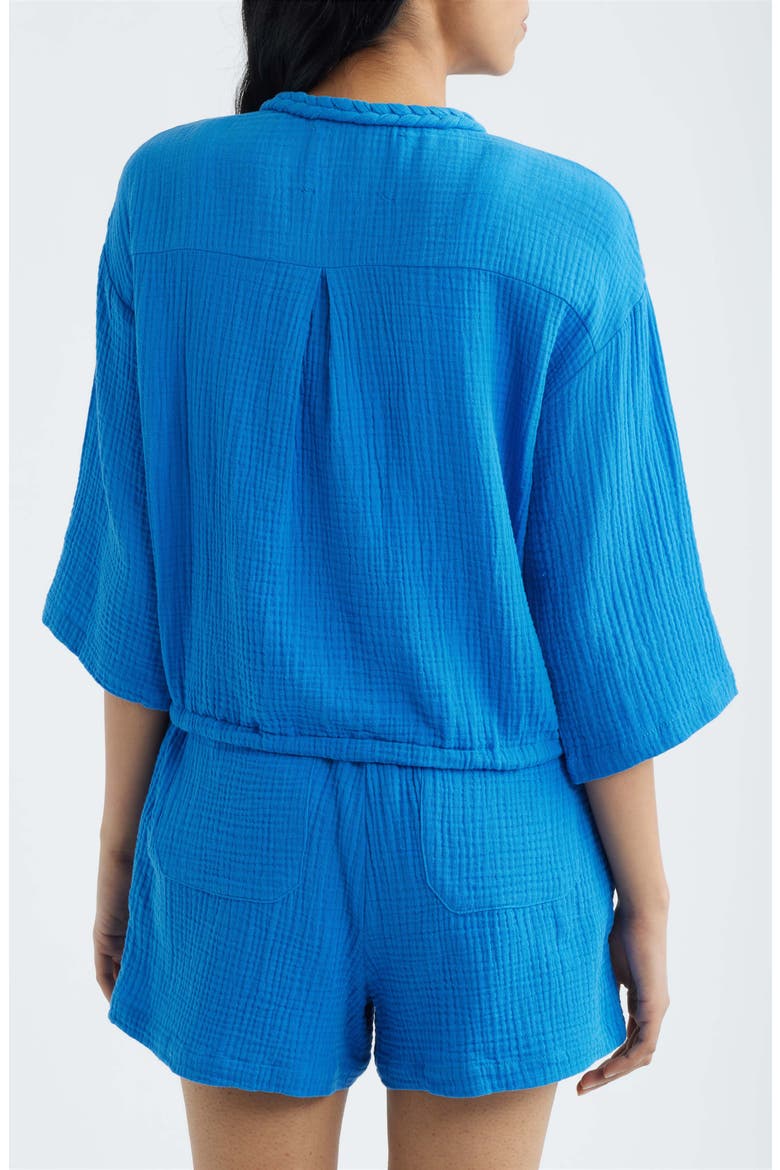 Zip Front Jacket, Alternate, color, COBALT