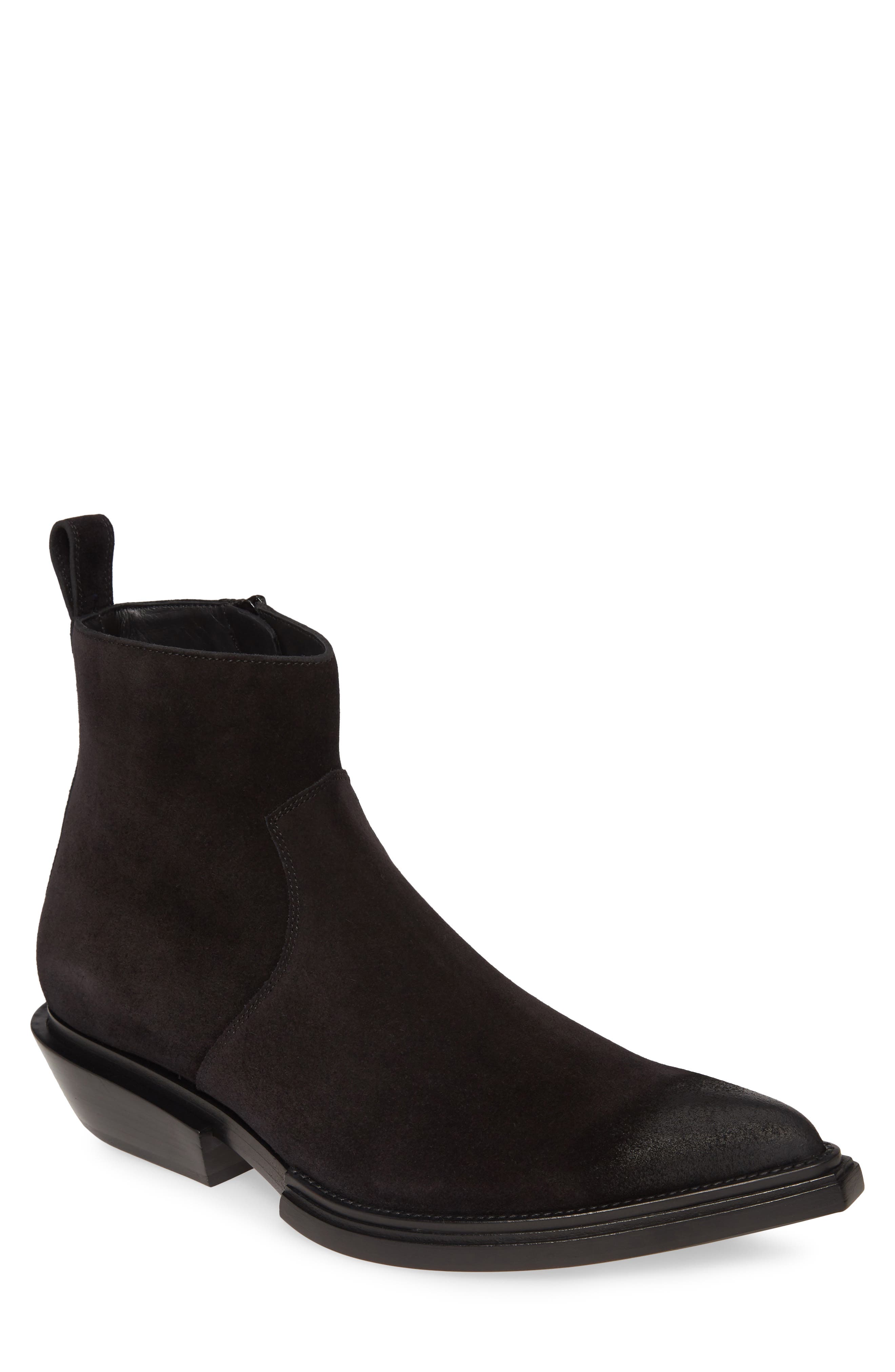 Balenciaga Santiag Zip Boot, Main, color, 