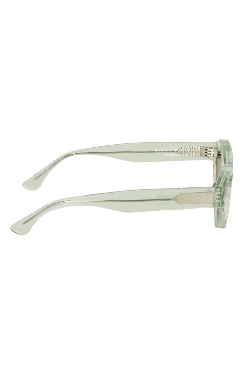 CULT GAIA X THIERRY LASRY Jaya 49mm Cat Eye Sunglasses, Alternate, color, Green