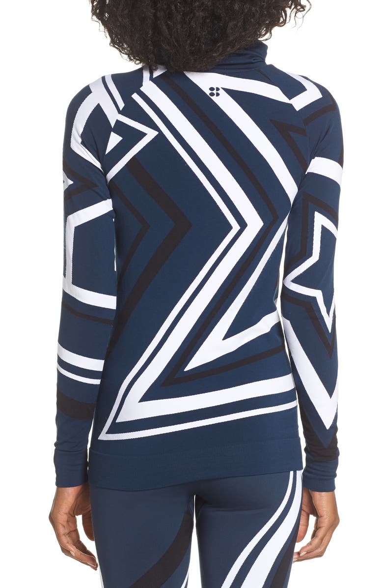 Sweaty Betty Festive Star Seamless Base Layer Top, Alternate, color,