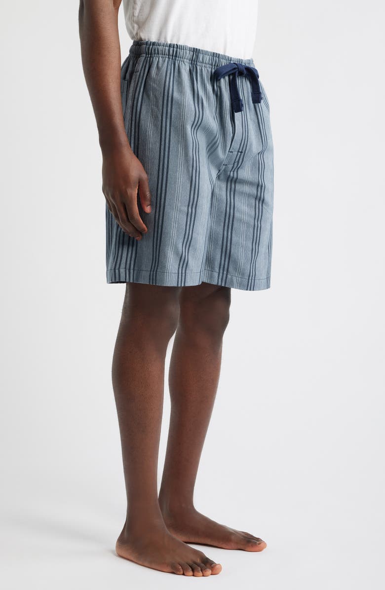 Majestic International Saltwater Woven Lounge Shorts, Alternate, color, Denim Stripe