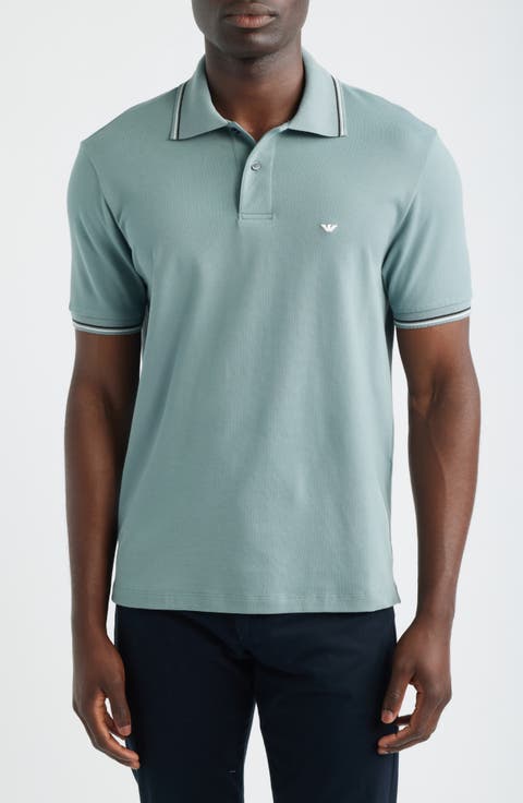 Tipped Cotton Polo Shirt