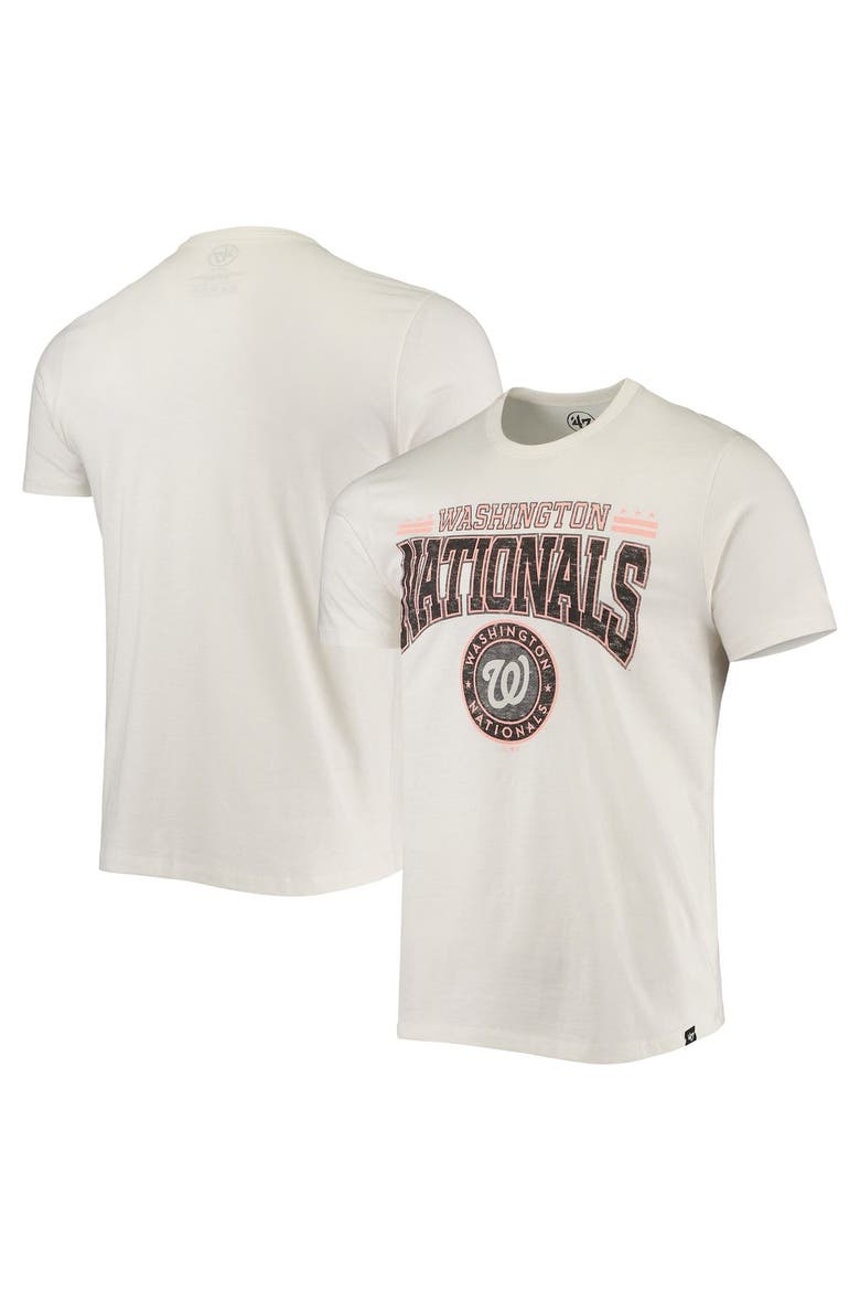 Men's '47 White Washington Nationals City Connect Elements Franklin T-Shirt, Main, color, White