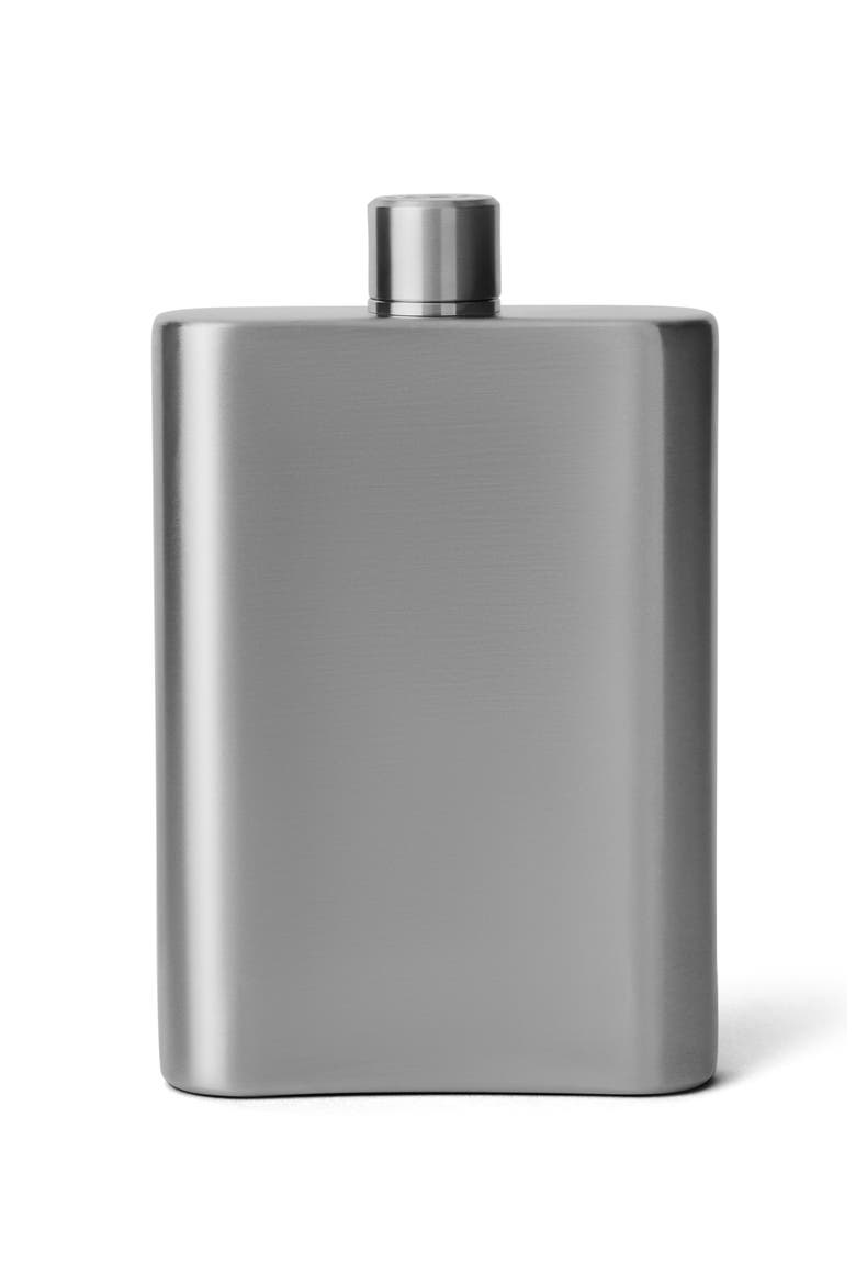 Stainless Steel Flask, Alternate, color, STAINLESS STEEL