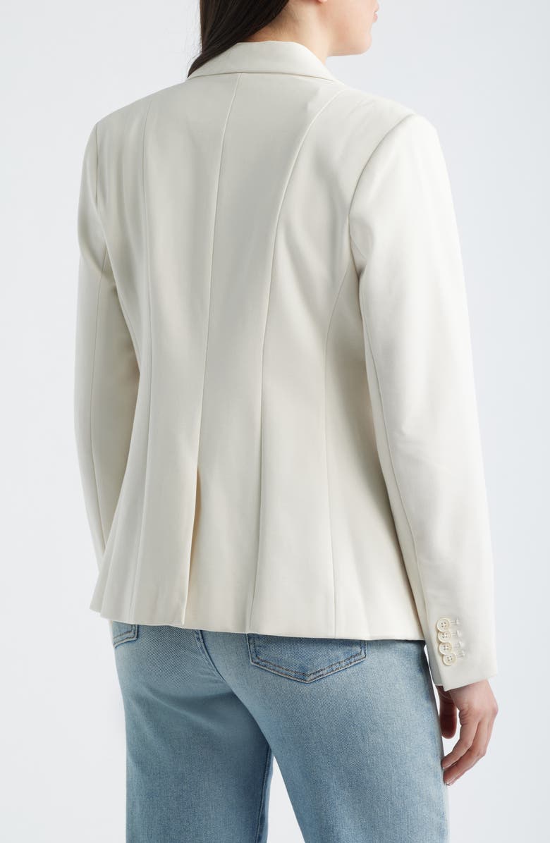SPANX<sup>®</sup> Stretch Ponte Blazer, Alternate, color, Ivory