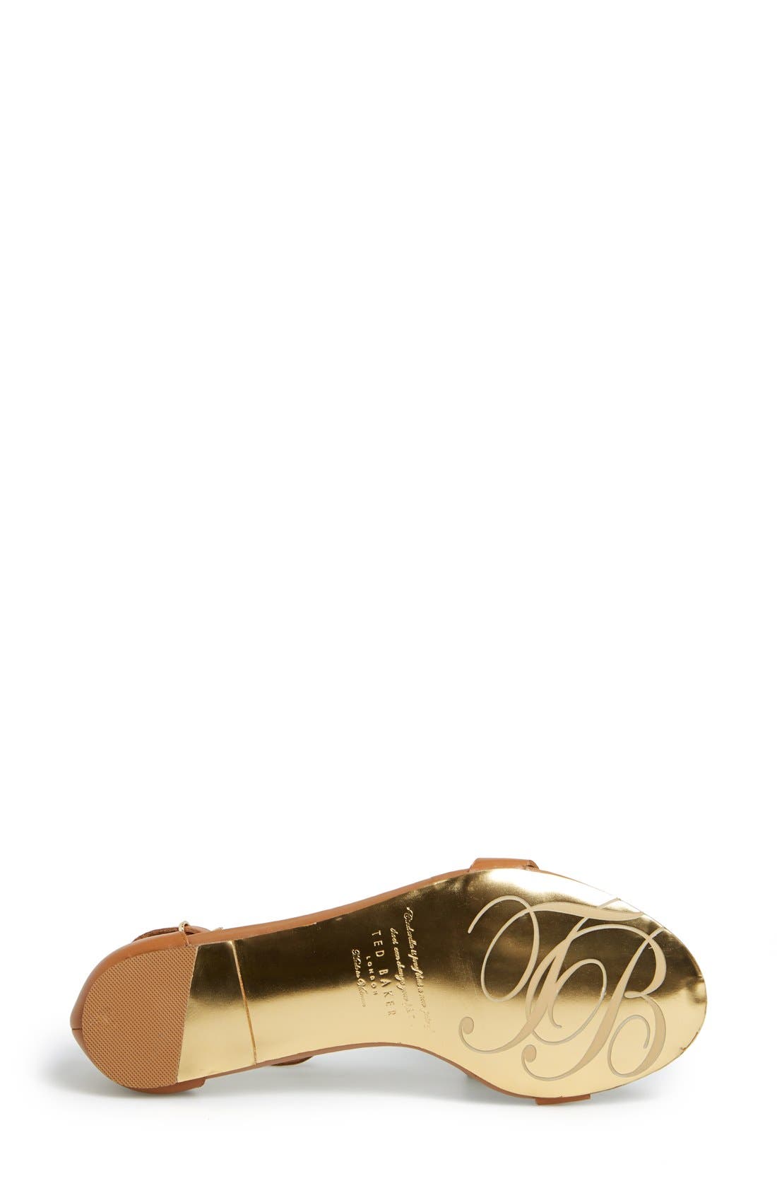'Bellena 3' Leather Ankle Strap Sandal, Alternate, color, TAN