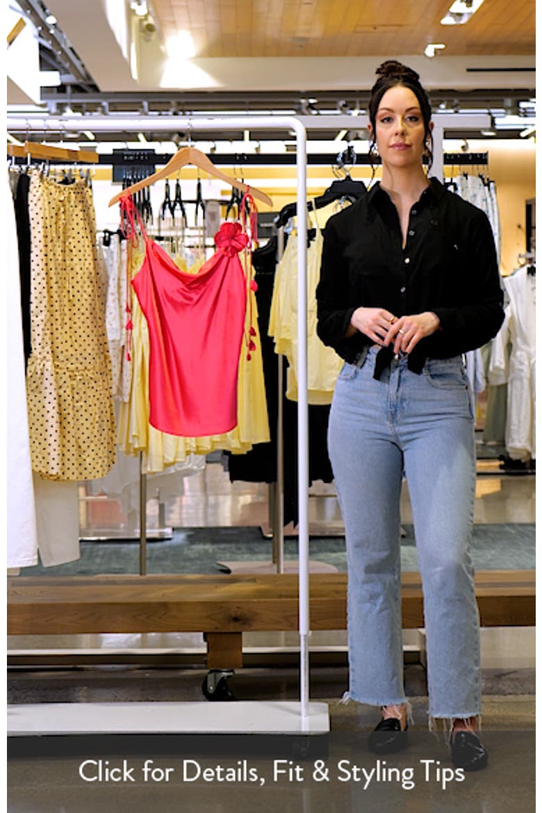 Marta Trailing Flower Silk Camisole video