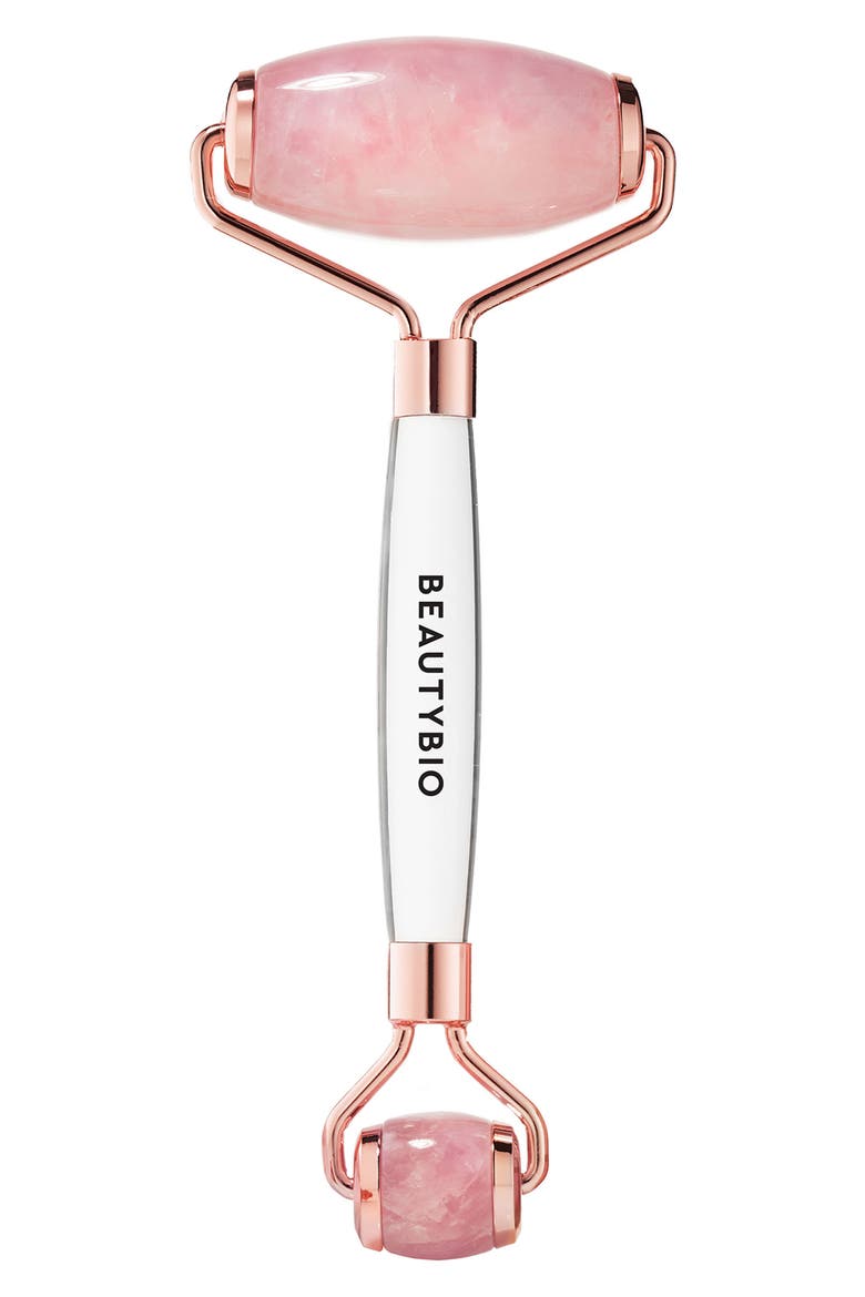 Rose Quartz Roller, Main, color, NO COLOR