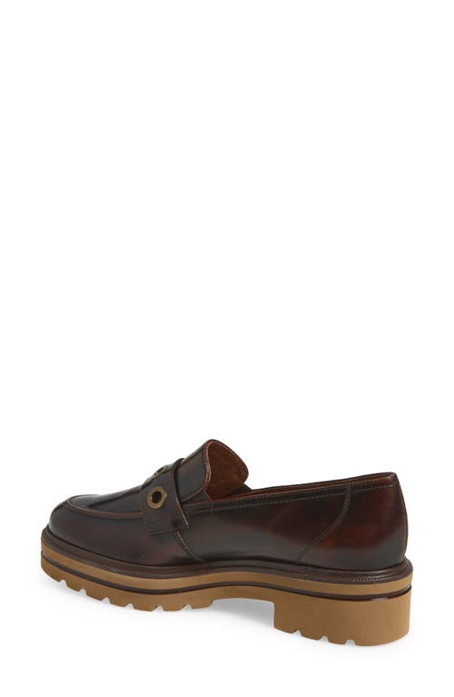 Paul Green Billie Lug Sole Loafer In Brown