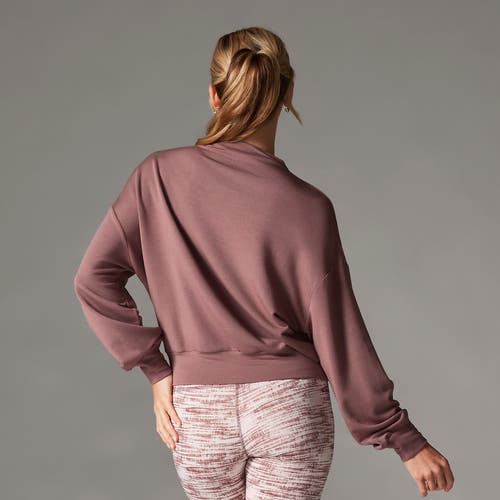 Tavi Slope Crew Sweatshirt In Pink