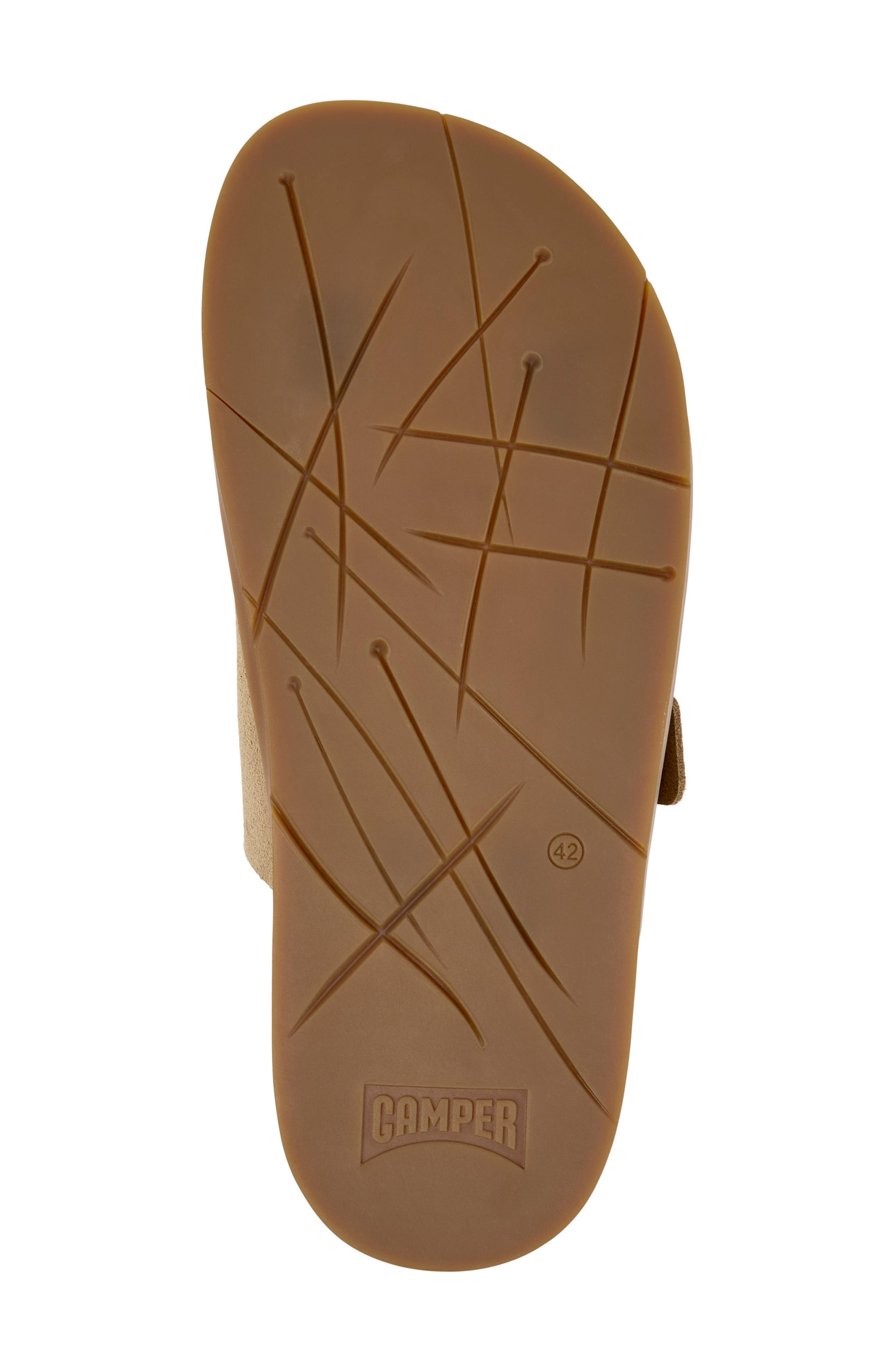 Camper Lluc 2-Strap Sandal, Alternate, color, Medium Brown