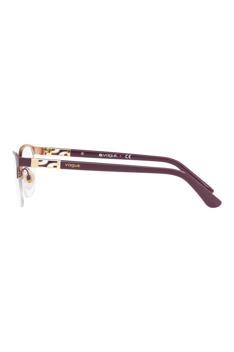 53mm Pillow Optical Glasses, Alternate, color, VIOLET