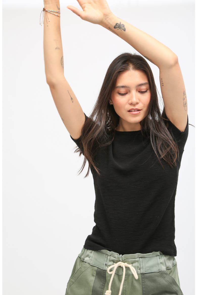 '90s Cotton T-Shirt, Alternate, color, ONYX