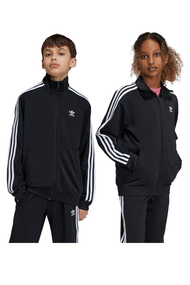Kids' Firebird Recycled Polyester Track Jacket, Alternate, color, BLACK