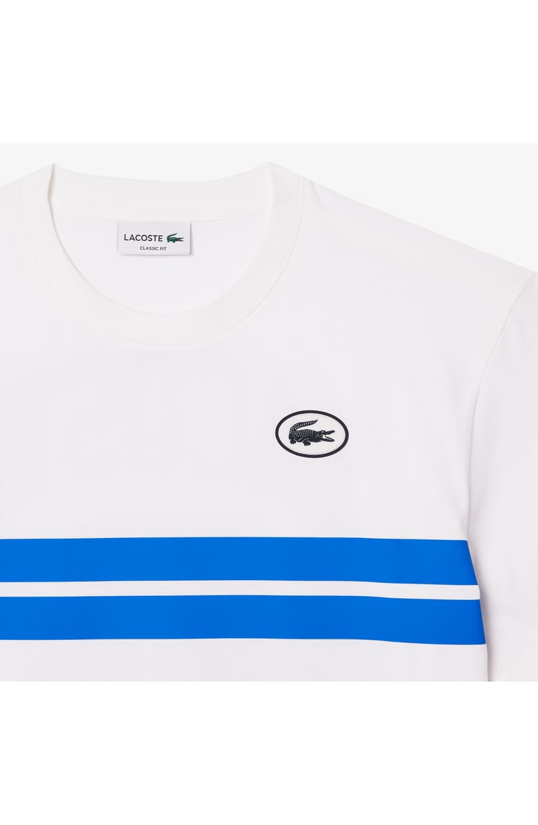 Lacoste Paris Classic Fit Graphic T-Shirt, Alternate, color, Blanc