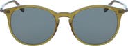 FERRAGAMO 53mm Round Sunglasses