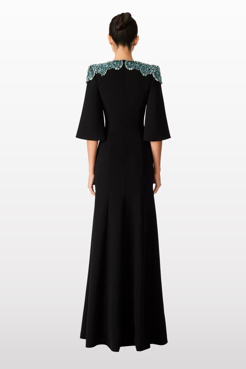 Jenny Packham Daza Gown In Animal Print