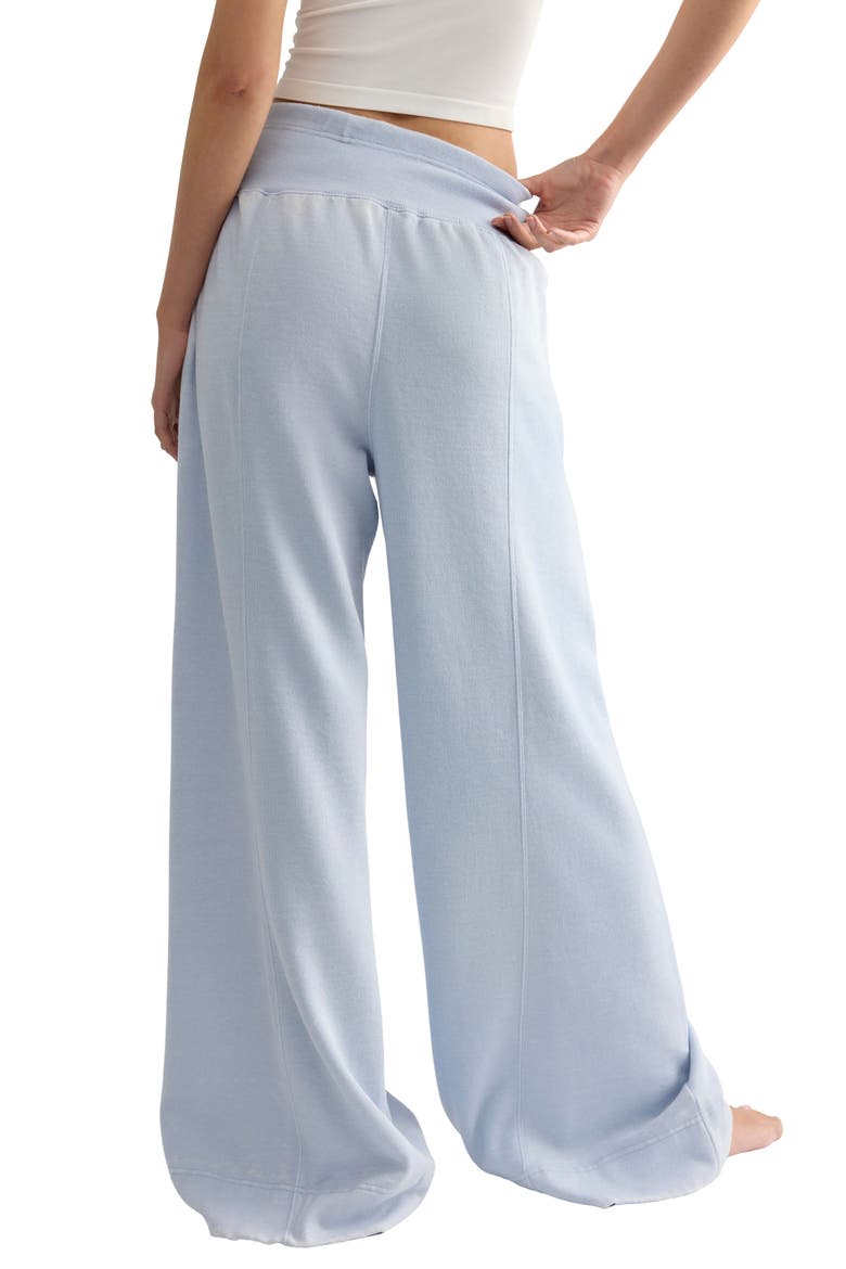 Intimately FP Slow It Down Wide Leg Pants, Alternate, color, ICE SKATING