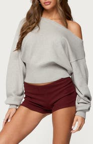 EDIKTED Ravenna One-Shoulder Sweater