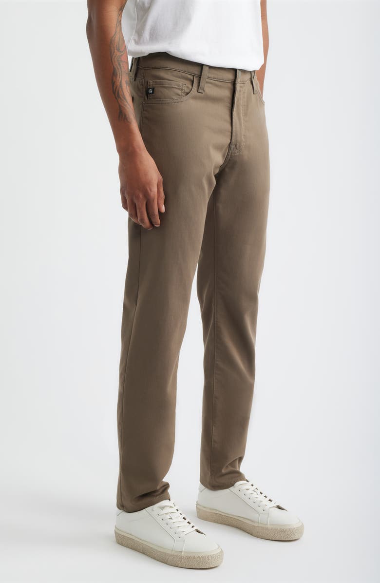 AG Tellis Slim Fit Stretch Twill Pants, Alternate, color, Warm Sand