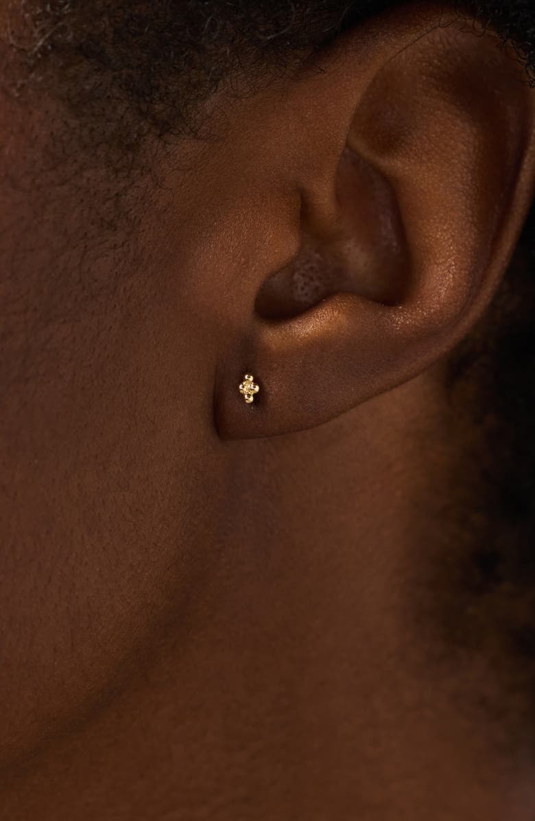 Ana Luisa Gold Stud Earrings - Gold Bead Studs, Alternate, color,