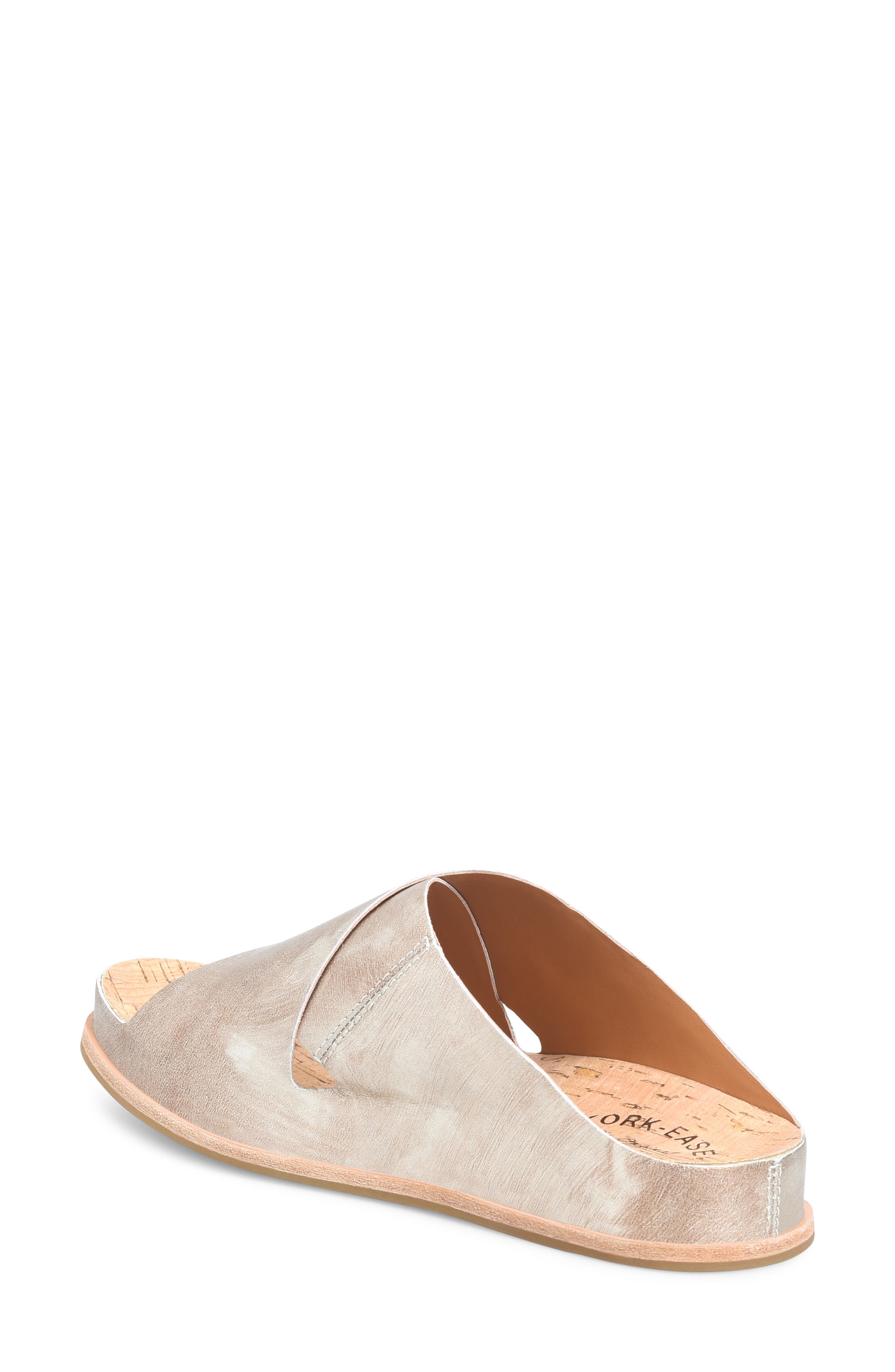 Tutsi Slide Sandal, Alternate, color, LIGHT GOLD METALLIC