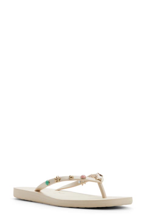 Hema Shell Stud Flip Flop (Women)