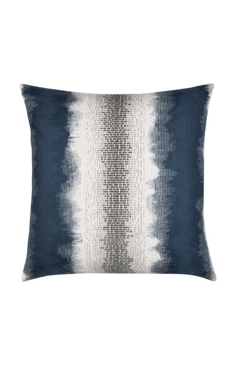 Resilience with chenille accents Indoor & Outdoor Woven Accent Pillow
