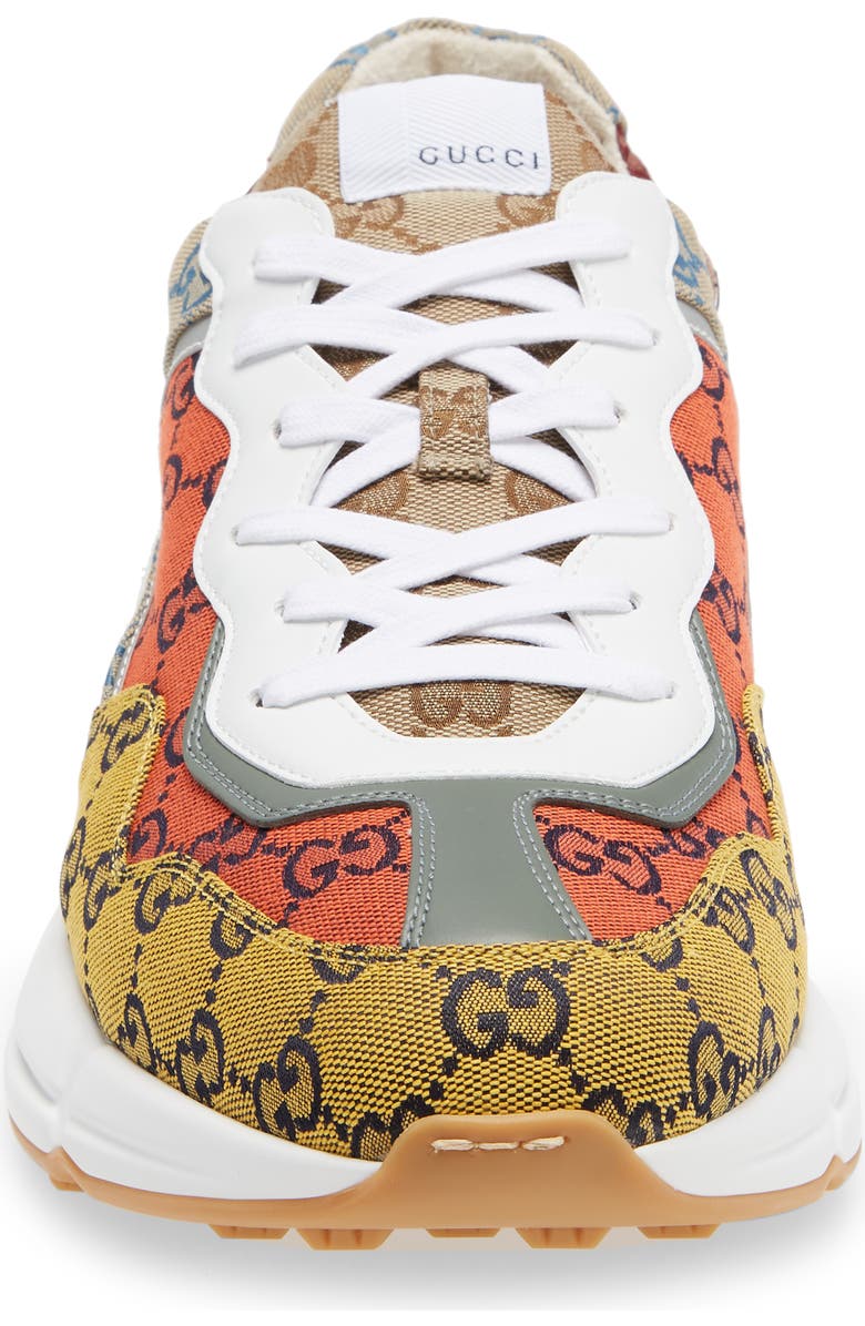 Gucci Rhyton Multicolor GG Sneaker, Alternate, color,