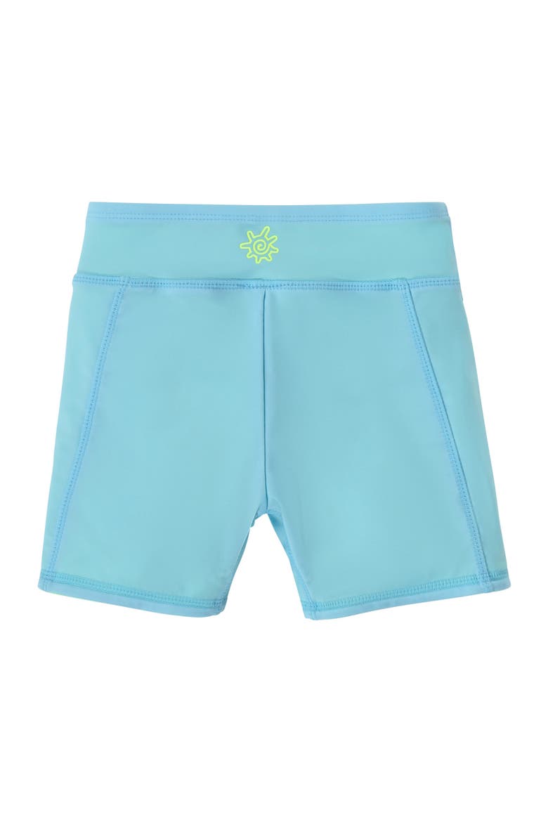 Reversible Active Swim Shorts, Alternate, color, Neon Sky/Neon Green