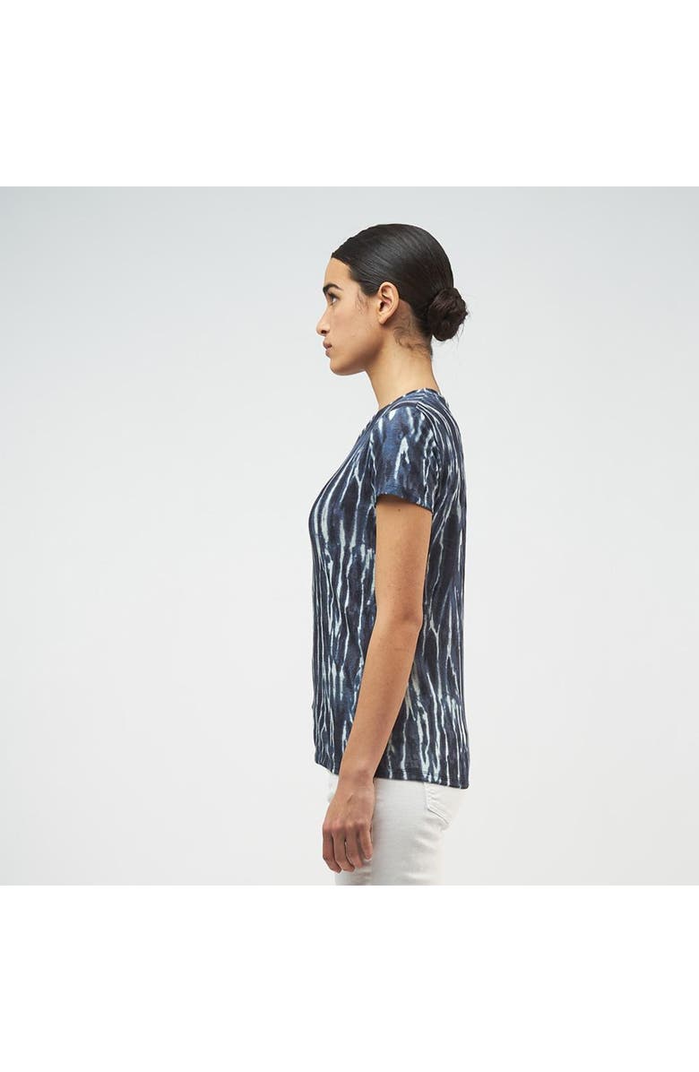 Majestic Filatures Stretch Linen Crewneck, Alternate, color, Vintage Blue