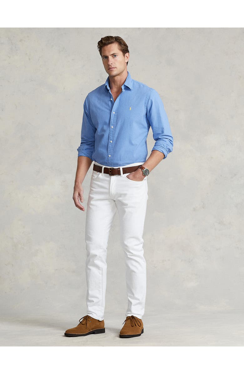 Polo Ralph Lauren Classic Fit Solid Button-Down Oxford Shirt, Alternate, color, 