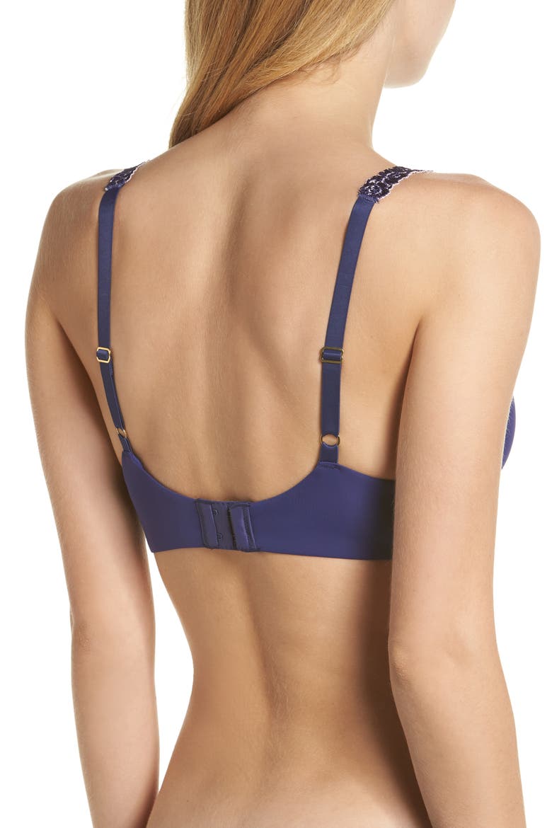 Rose Dream Custom Coverage Underwire Bra, Alternate, color, IRIS/PINK