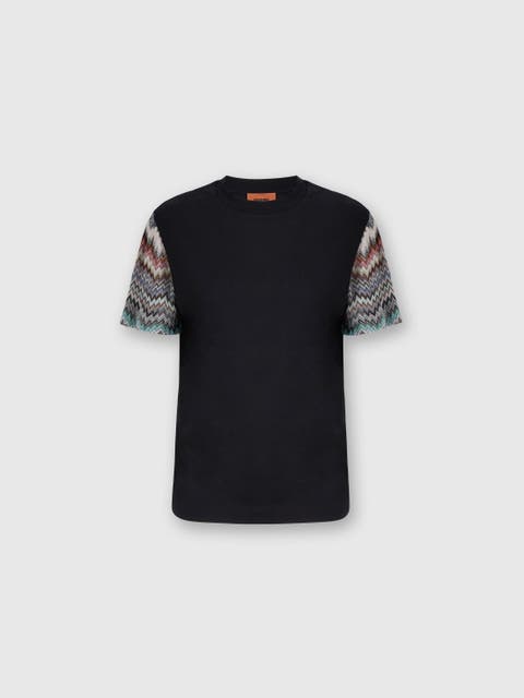 MISSONI 売れ筋商品|||ミッソーニ Tシャツ トップス レディース Tops Grey 楽天市場】ミッソーニ（Tシャツ・カットソー｜トップス