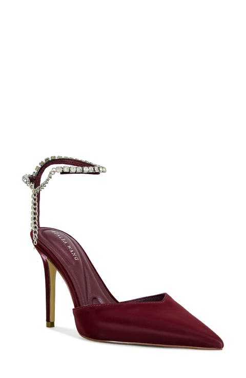 Rabrindra Ankle Strap Pointed Toe Pump (Women)