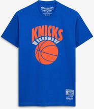 Mitchell & Ness Men's Mitchell & Ness Heather Blue New York Knicks MVP T-Shirt