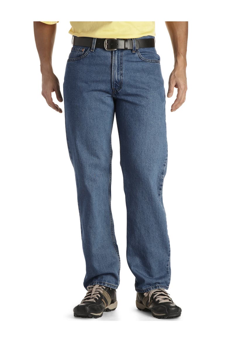Big & Tall Relaxed-Fit 550 Jeans, Main, color, STONEWASH