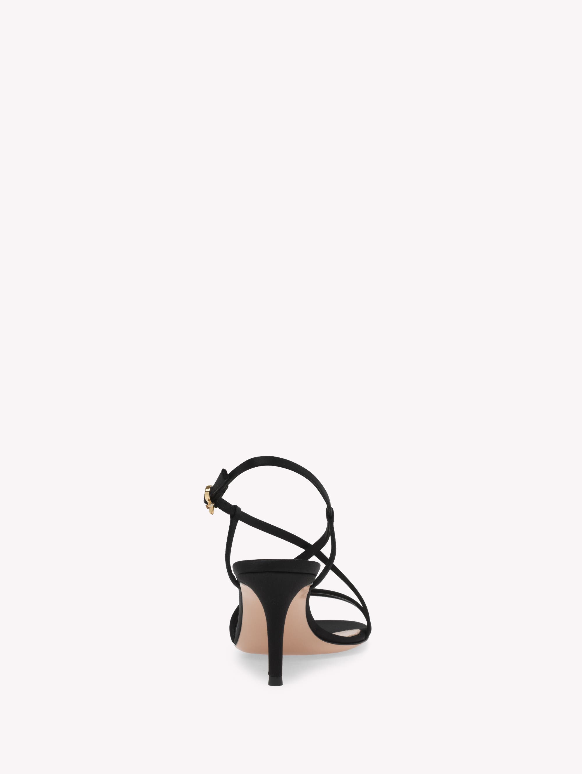 Gianvito Rossi Larisse 70 Sandals, Alternate, color, Black