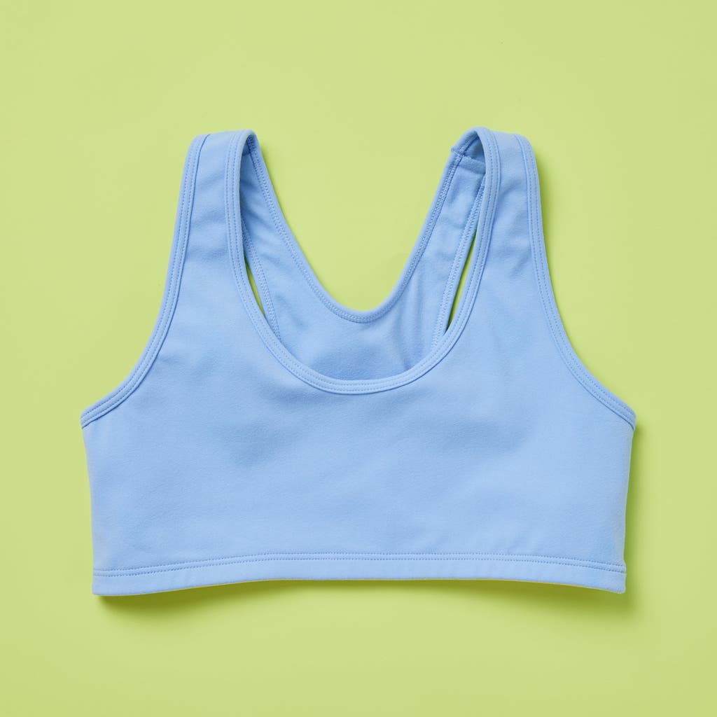 Yellowberry Half Moon High-impact Sports Bra In Ocean Blue Breeze