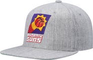 Mitchell & Ness Men's Mitchell & Ness Heathered Gray Phoenix Suns Hardwood Classics Team 2.0 Snapback Hat