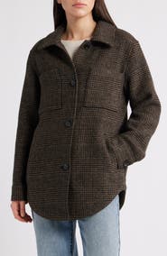 Sam Edelman Plaid Shirt Jacket