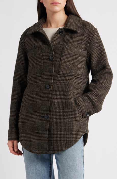 Sam Edelman Plaid Shirt Jacket