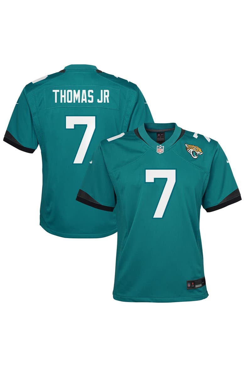 Youth Nike Brian Thomas Jr. Teal Jacksonville Jaguars Team Game Jersey, Alternate, color, Teal