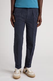 TOM FORD Pleated Cotton Gabardine Chinos