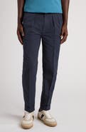 TOM FORD Pleated Cotton Gabardine Chinos