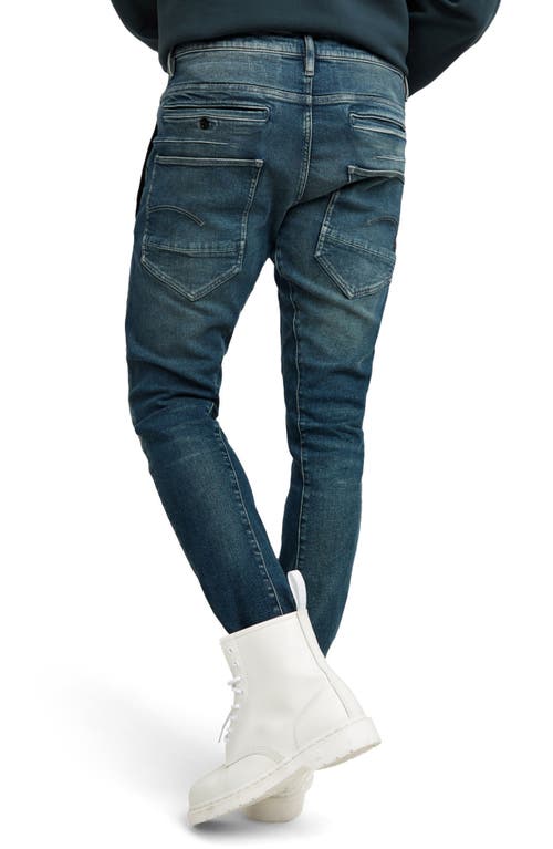 G-star D-staq 3d Slim Fit Jeans In Worn In Meadows