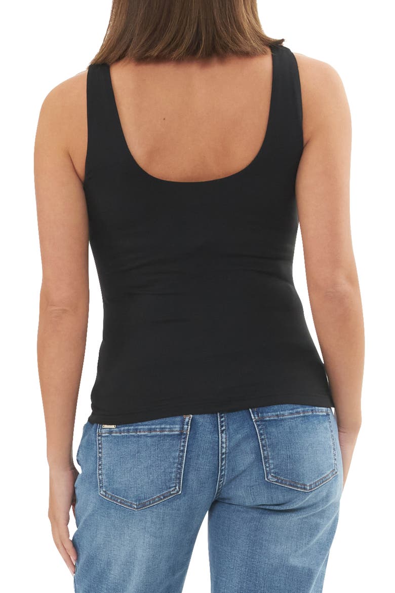 Luxe Knit Tank Top, Alternate, color, BLACK